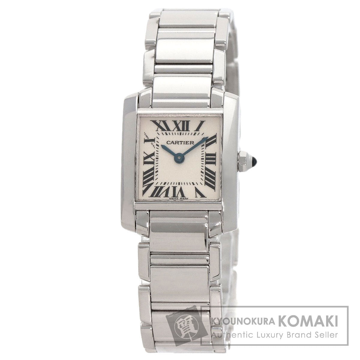 CARTIER Tank francaise SM Watches W50012S3 K18 White Gold/K18 White Gold Ladies