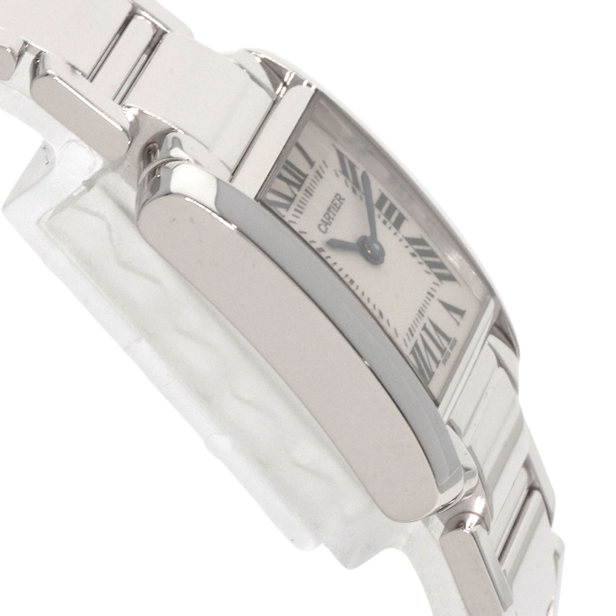 CARTIER Tank francaise SM Watches W50012S3 K18 White Gold/K18 White Gold Ladies