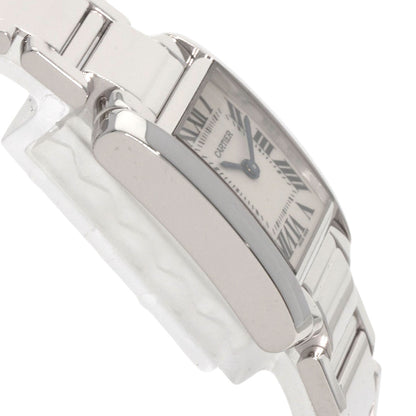 CARTIER Tank francaise SM Watches W50012S3 K18 White Gold/K18 White Gold Ladies