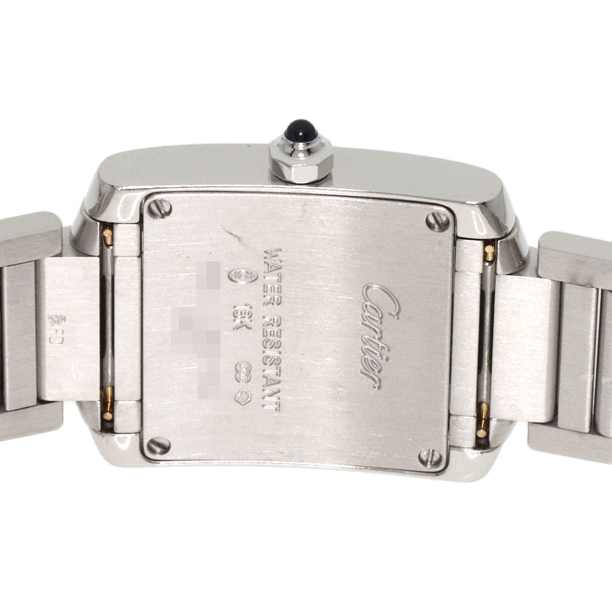 CARTIER Tank francaise SM Watches W50012S3 K18 White Gold/K18 White Gold Ladies