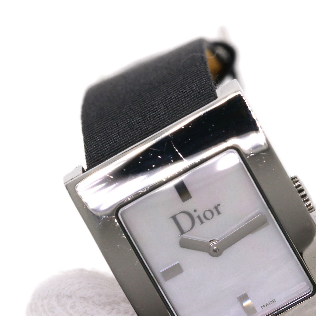 CHRISTIAN DIOR Maris Watches D78-109 Stainless Steel/Leather Ladies