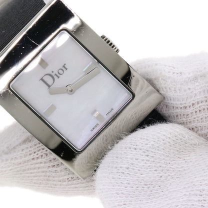 CHRISTIAN DIOR Maris Watches D78-109 Stainless Steel/Leather Ladies