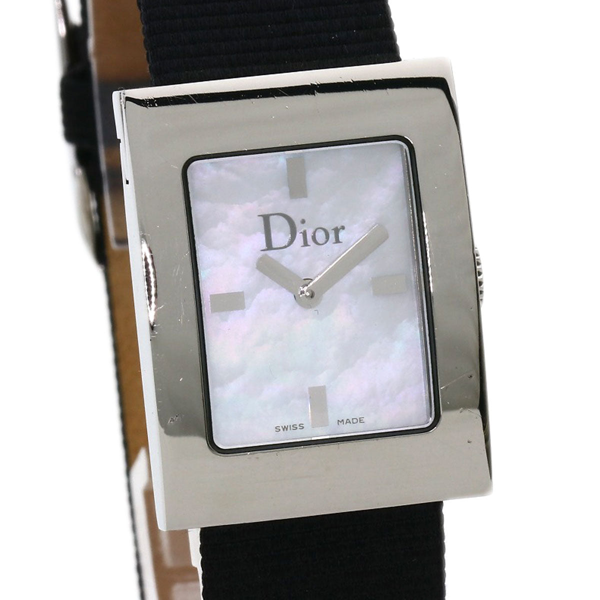 CHRISTIAN DIOR Maris Watches D78-109 Stainless Steel/Leather Ladies