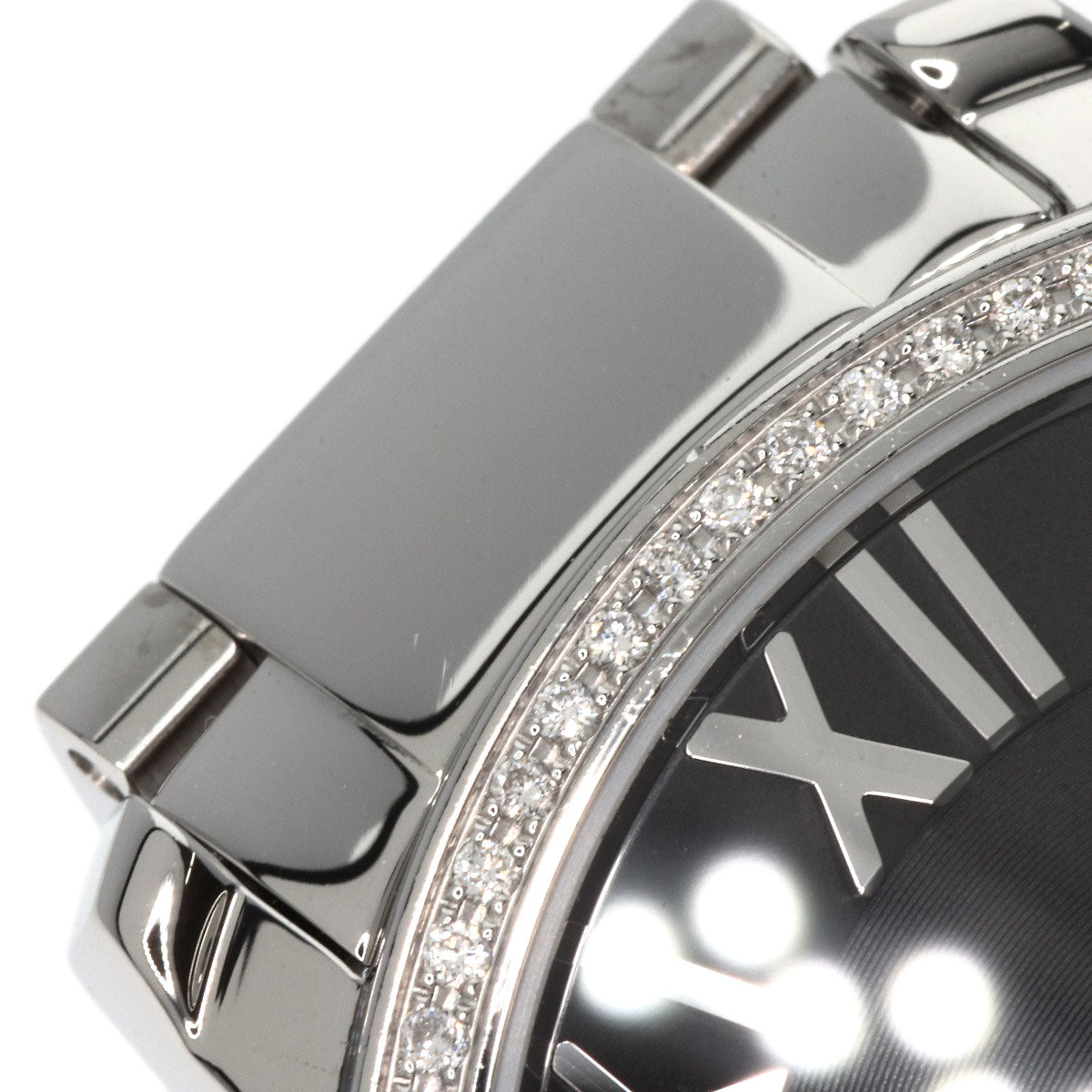 TIFFANY&Co. Atlas Dome Bezel Diamond Watches Stainless Steel/Stainless Steel Ladies