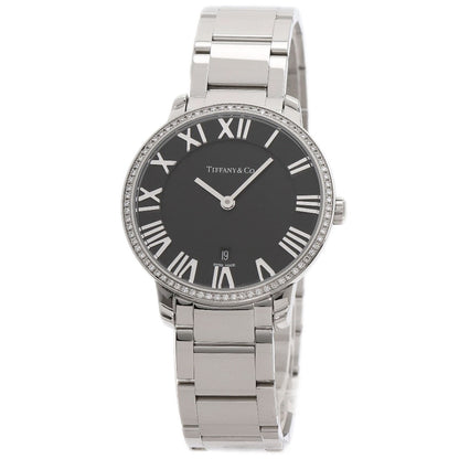 TIFFANY&Co. Atlas Dome Bezel Diamond Watches Stainless Steel/Stainless Steel Ladies