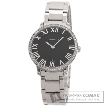 TIFFANY&Co. Atlas Dome Bezel Diamond Watches Stainless Steel/Stainless Steel Ladies