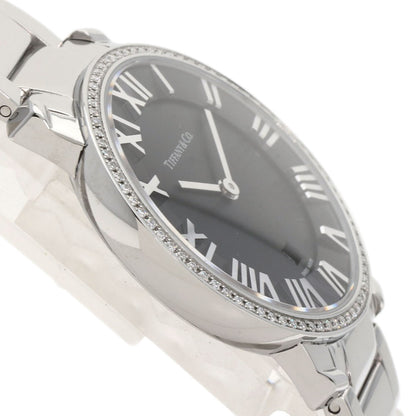 TIFFANY&Co. Atlas Dome Bezel Diamond Watches Stainless Steel/Stainless Steel Ladies