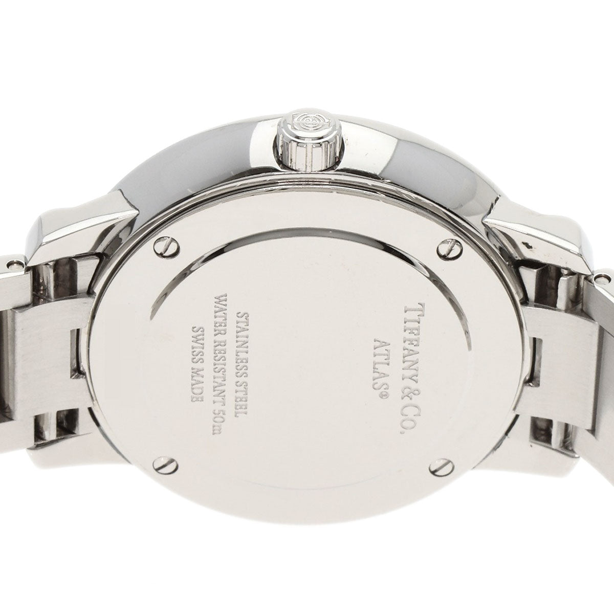 TIFFANY&Co. Atlas Dome Bezel Diamond Watches Stainless Steel/Stainless Steel Ladies