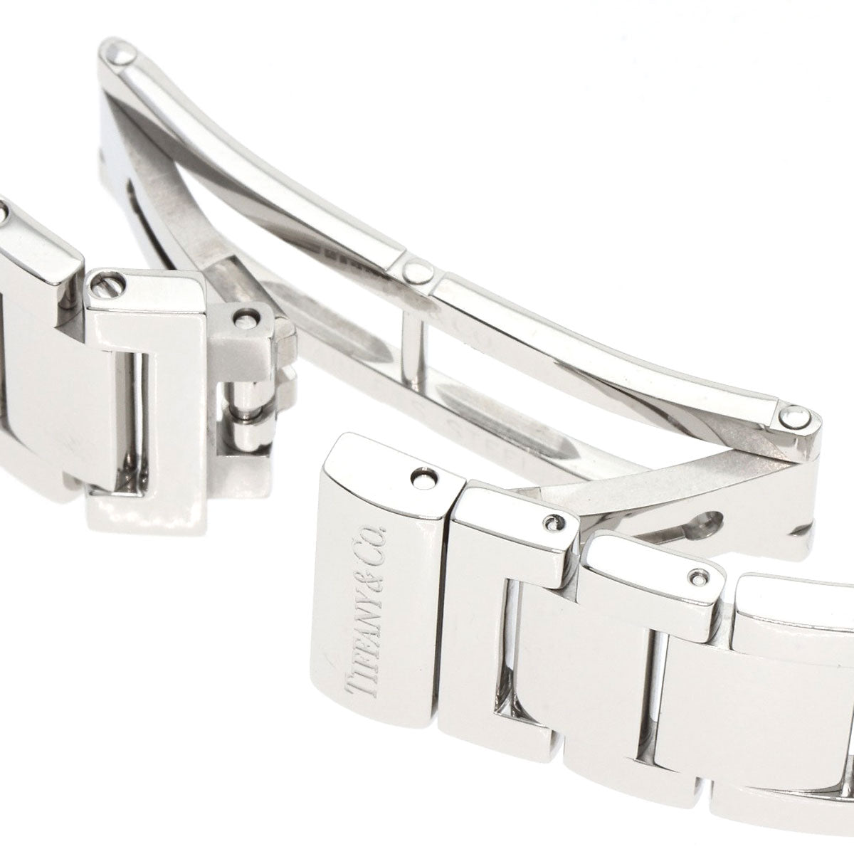 TIFFANY&Co. Atlas Dome Bezel Diamond Watches Stainless Steel/Stainless Steel Ladies