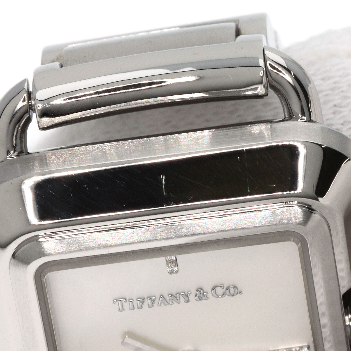 TIFFANY&Co. T Rectangle Limited to 375 pieces Watches 69546161 Stainless Steel/Stainless Steel Ladies