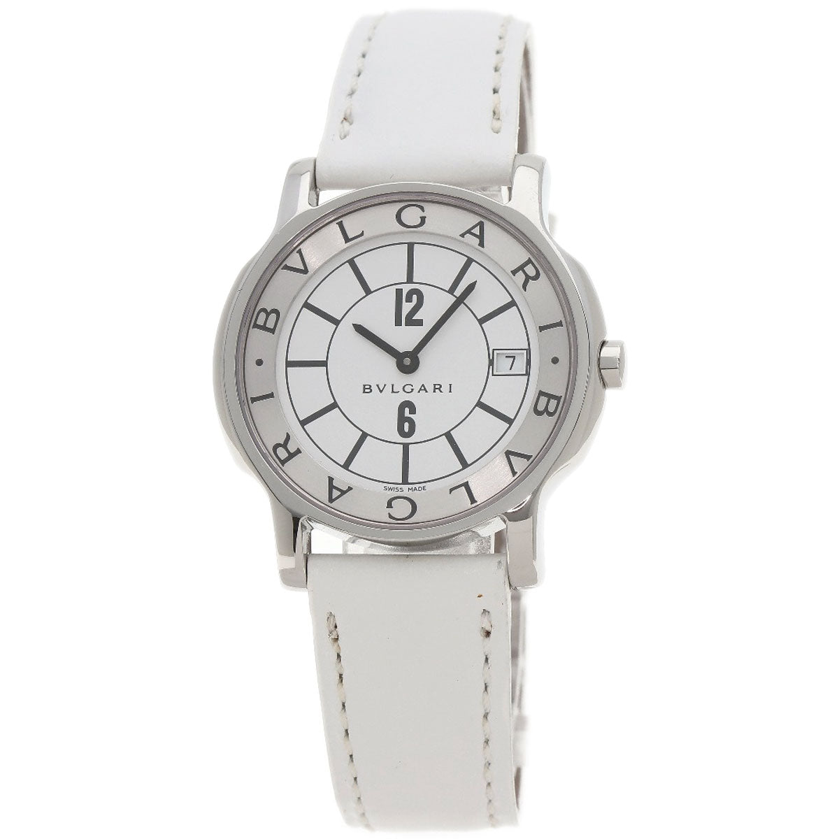 ブルガリ ST35S ソロテンポ 腕時計 ステンレススチール/革 メンズ 【中古】【BVLGARI】