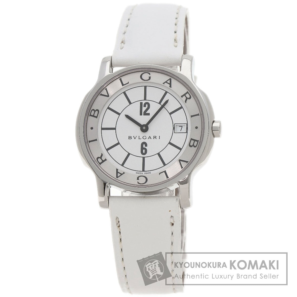 ブルガリ ST35S ソロテンポ 腕時計 ステンレススチール/革 メンズ 【中古】【BVLGARI】