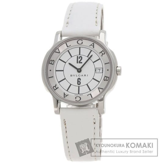 ブルガリ ST35S ソロテンポ 腕時計 ステンレススチール/革 メンズ 【中古】【BVLGARI】