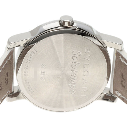 ブルガリ ST35S ソロテンポ 腕時計 ステンレススチール/革 メンズ 【中古】【BVLGARI】