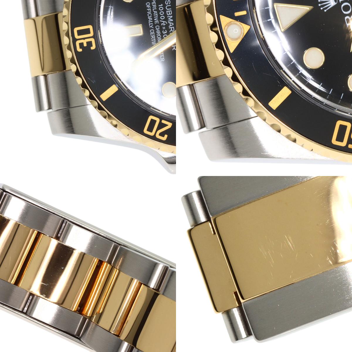 ROLEX Submarina Date Watches 116613LN Stainless Steel/SSxK18YG mens