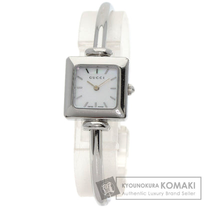 GUCCI Square face Watches 1900L Stainless Steel/Stainless Steel Ladies