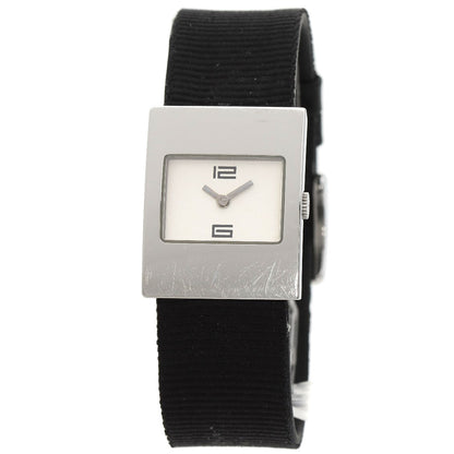 GUCCI Square face Watches 4900L Stainless Steel/Leather Ladies