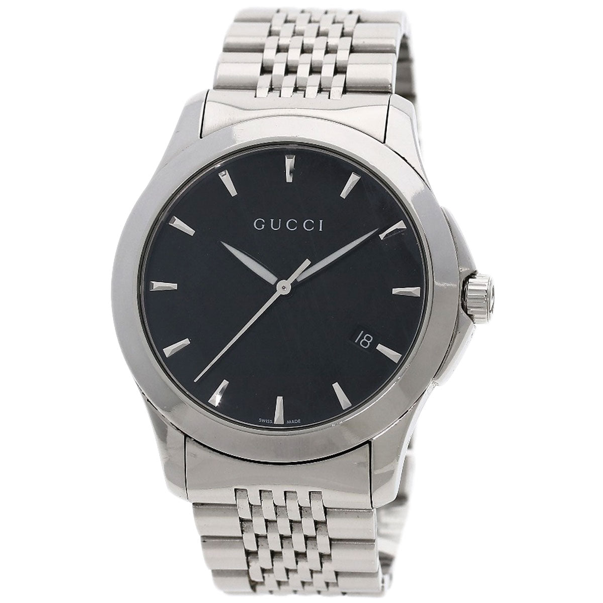 GUCCI G timeless Watches 126.4 Stainless Steel/Stainless Steel mens