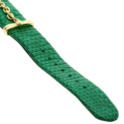 SEIKO CREDOR BezelDiamond Maker Complete Watches 1E70-3200 K18 Yellow Gold/Leather Ladies