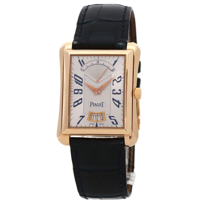 PIAGET Emperor Date Retrograde Watches P10109　 K18 Pink Gold/Leather mens