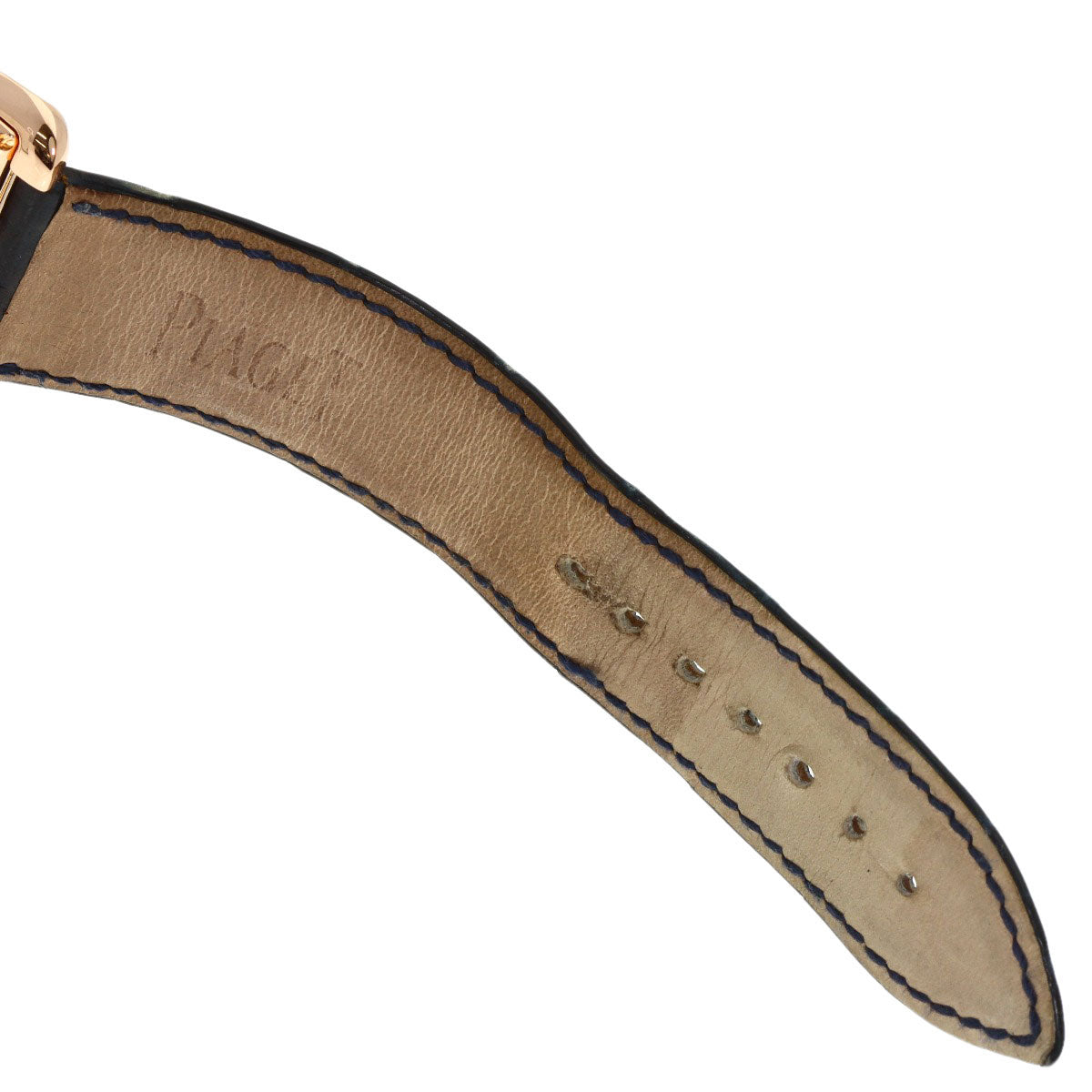 PIAGET Emperor Date Retrograde Watches P10109　 K18 Pink Gold/Leather mens