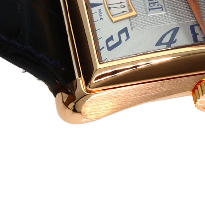 PIAGET Emperor Date Retrograde Watches P10109　 K18 Pink Gold/Leather mens