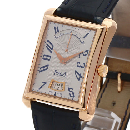 PIAGET Emperor Date Retrograde Watches P10109　 K18 Pink Gold/Leather mens