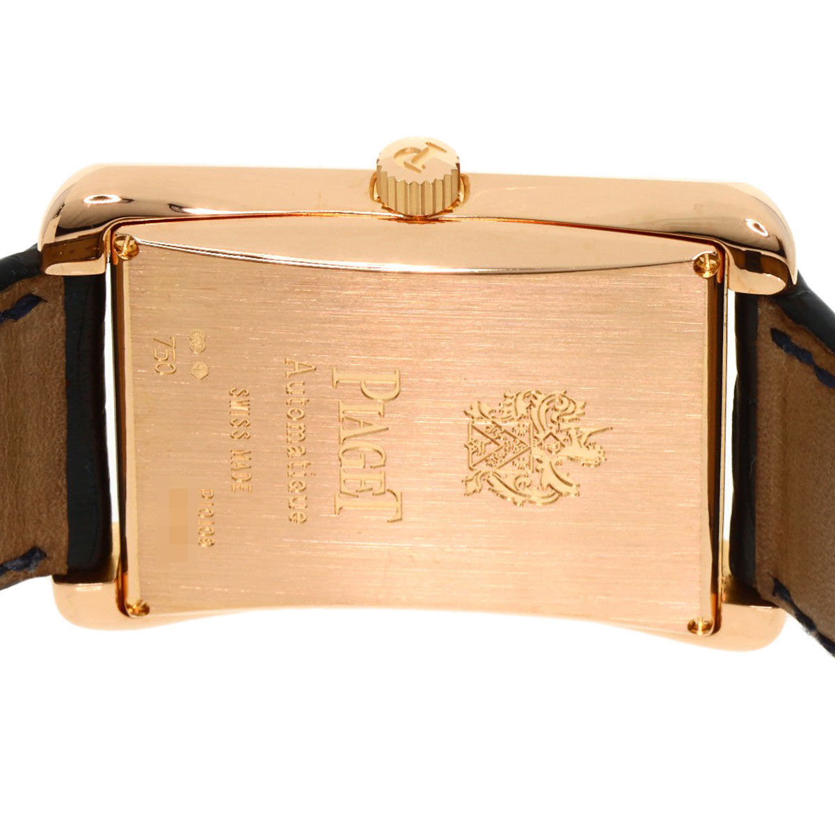 PIAGET Emperor Date Retrograde Watches P10109　 K18 Pink Gold/Leather mens