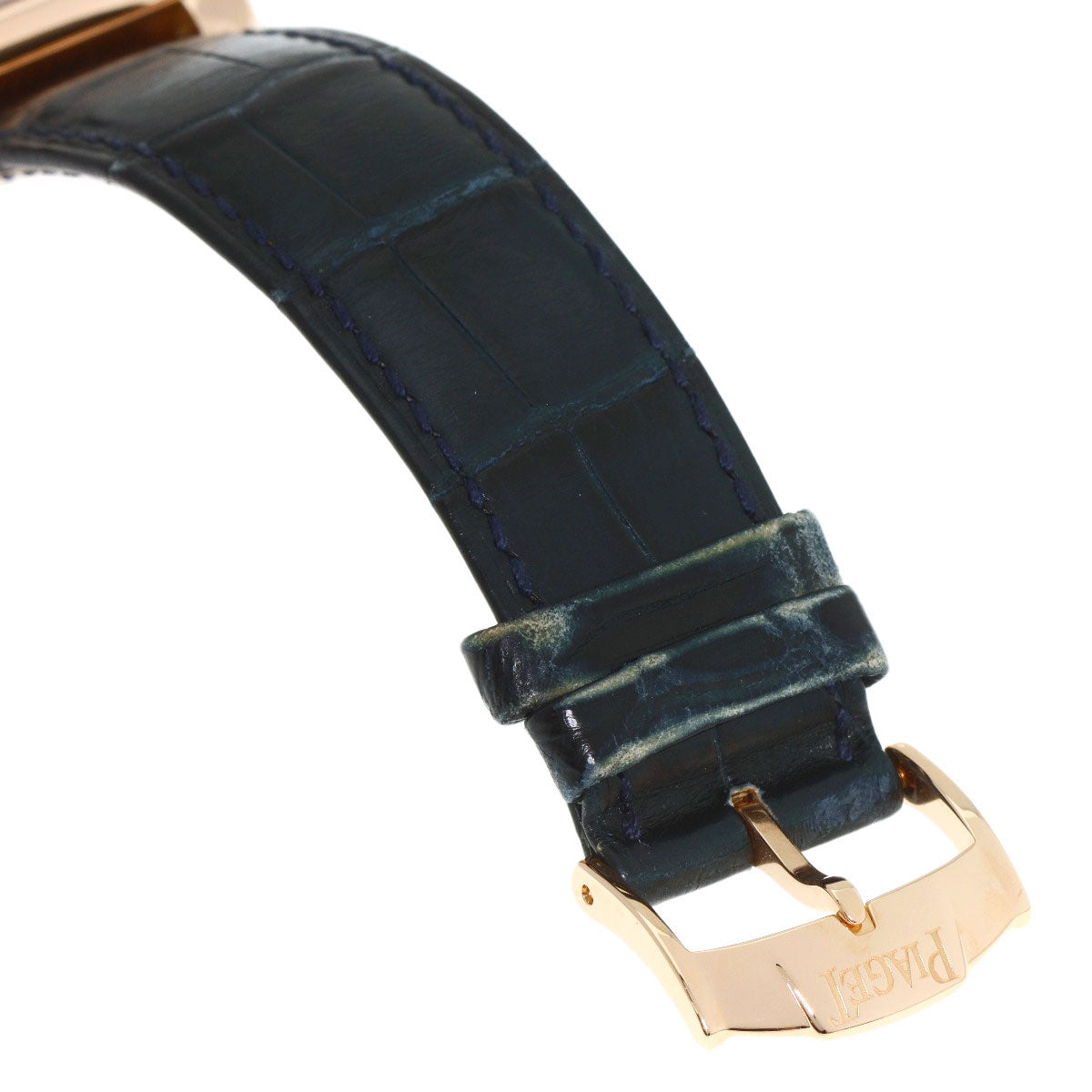 PIAGET Emperor Date Retrograde Watches P10109　 K18 Pink Gold/Leather mens