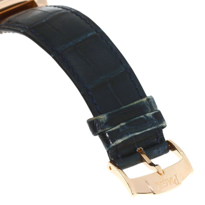 PIAGET Emperor Date Retrograde Watches P10109　 K18 Pink Gold/Leather mens