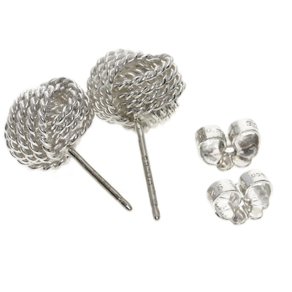 TIFFANY&Co.   earring Somerset Mesh Ball Silver Ladies