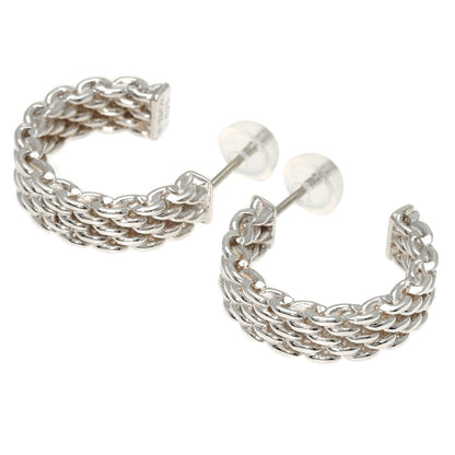 TIFFANY&Co.   earring Somerset mesh hoops Silver Ladies