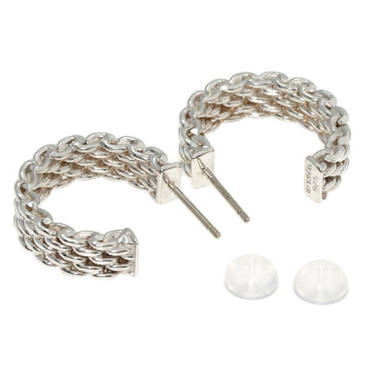 TIFFANY&Co.   earring Somerset mesh hoops Silver Ladies