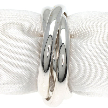 TIFFANY&Co.   Ring Trinity 3 stations Silver Ladies