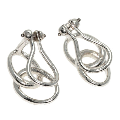 TIFFANY&Co.   Earring Double loop Silver Ladies