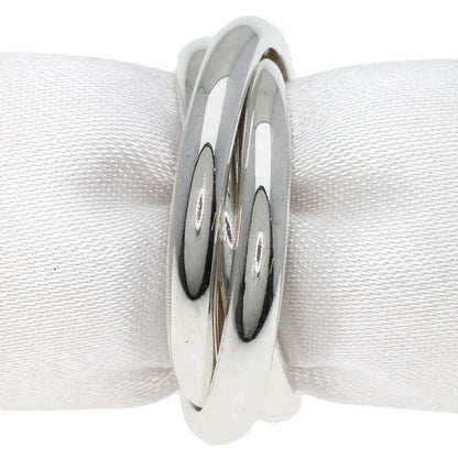 TIFFANY&Co.   Ring Trinity 3 stations Silver Ladies