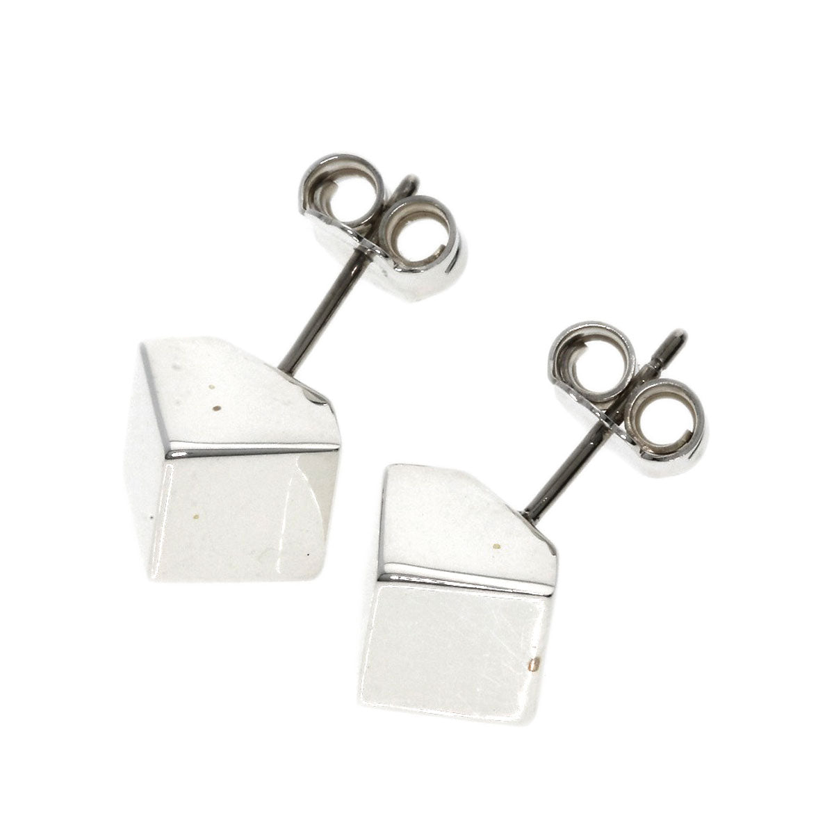 TIFFANY&Co. Cube earring Silver Ladies [Used]