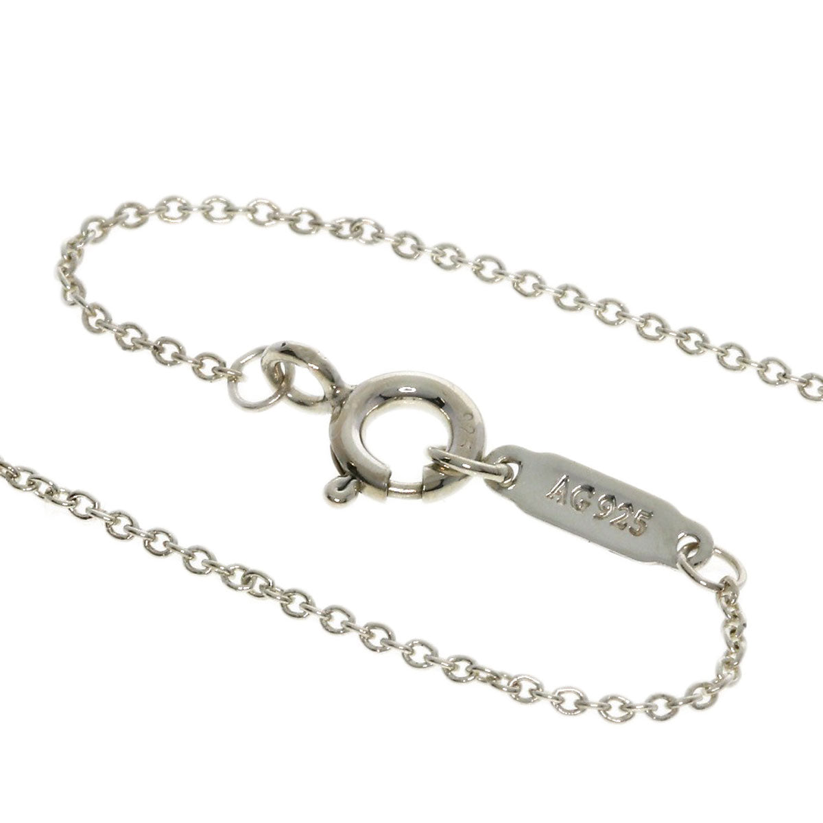 TIFFANY&Co.   Necklace Beads Heart Key Silver Ladies