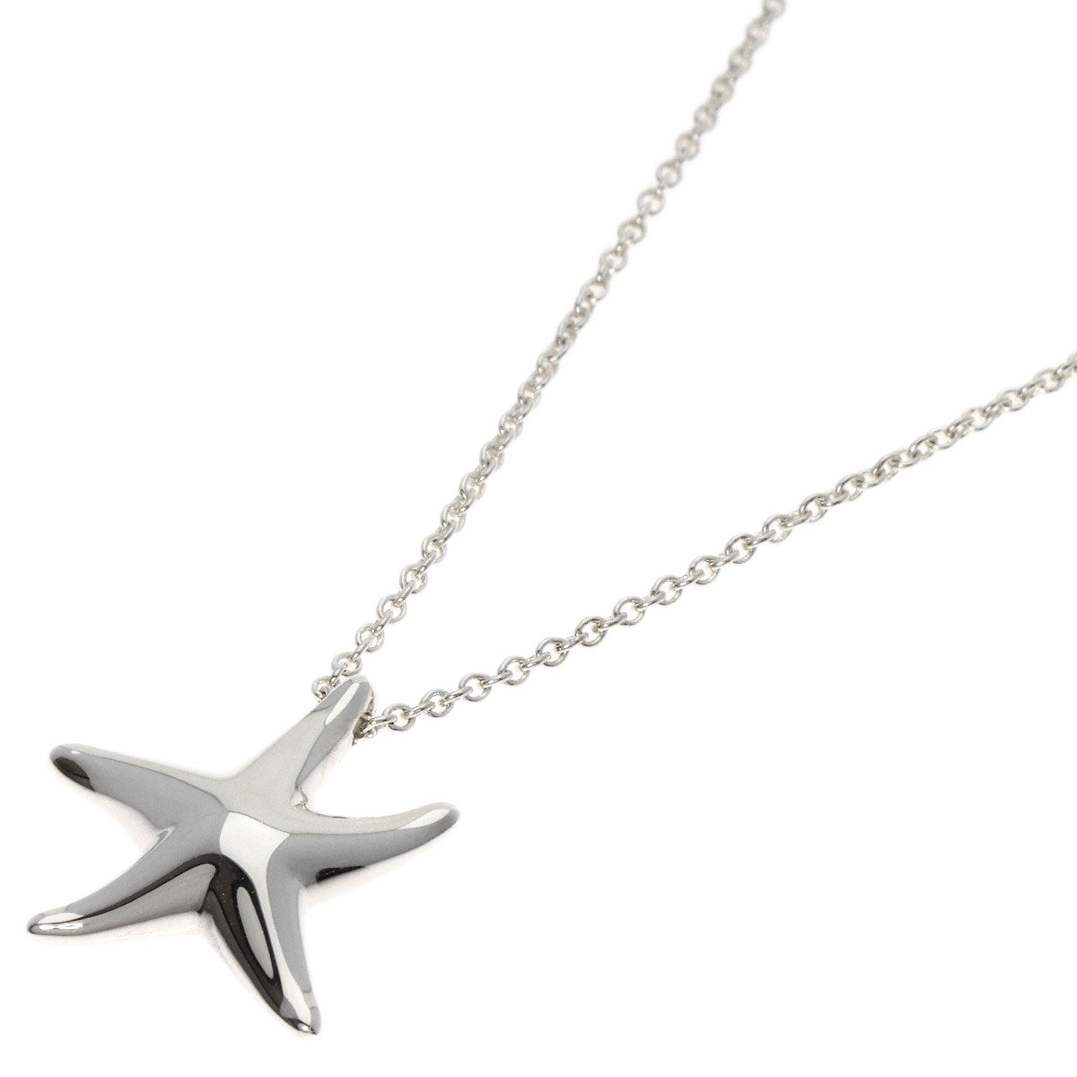 TIFFANY&Co.   Necklace Star fish Silver Ladies