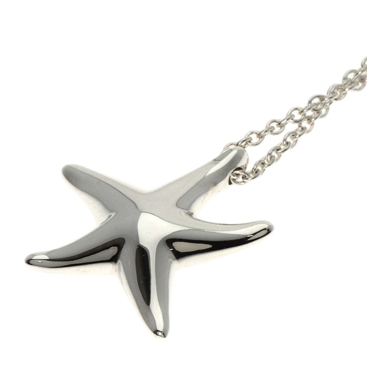 TIFFANY&Co.   Necklace Star fish Silver Ladies