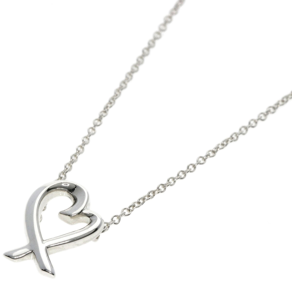 TIFFANY&Co.   Necklace Mini Loving Heart Silver Ladies