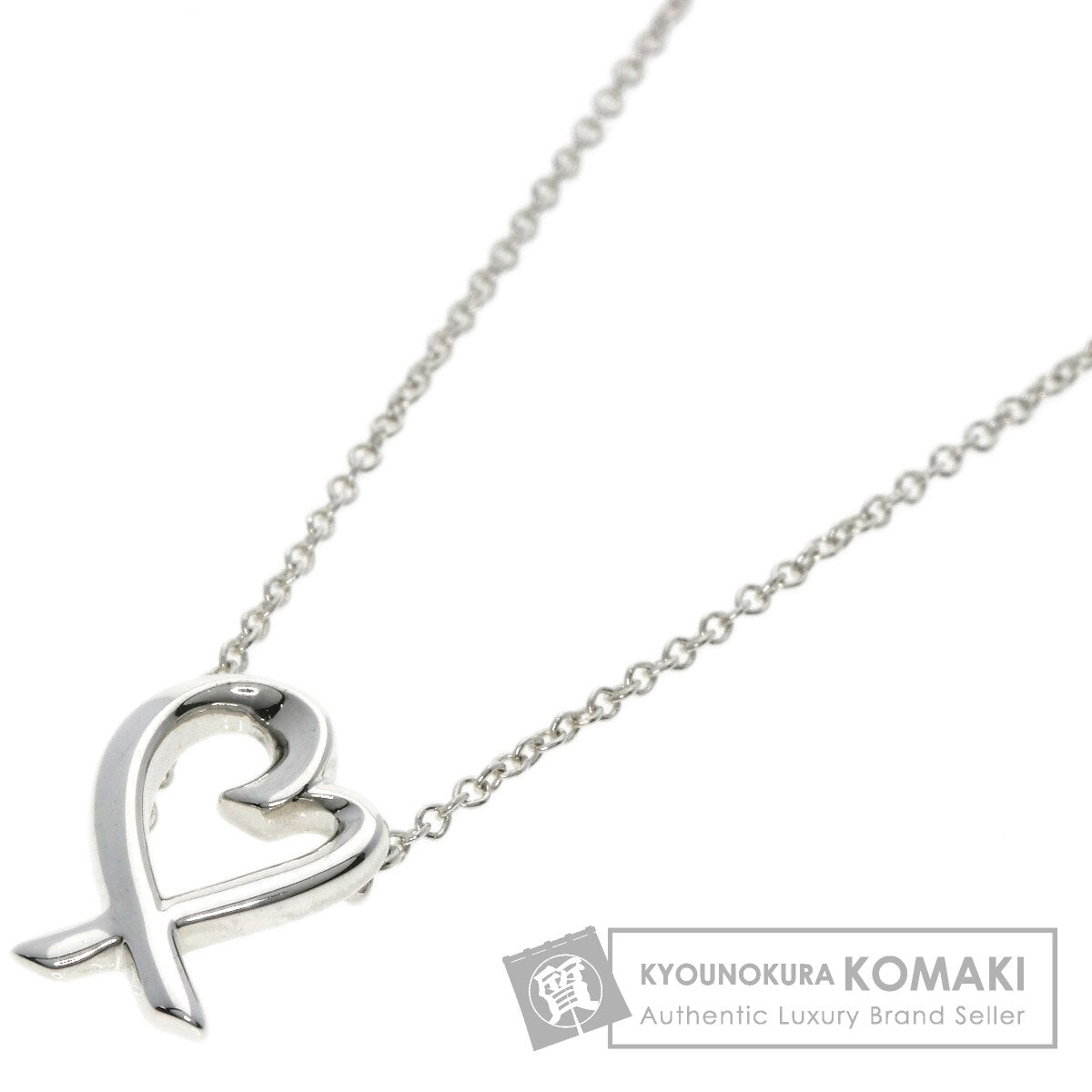 TIFFANY&Co.   Necklace Mini Loving Heart Silver Ladies