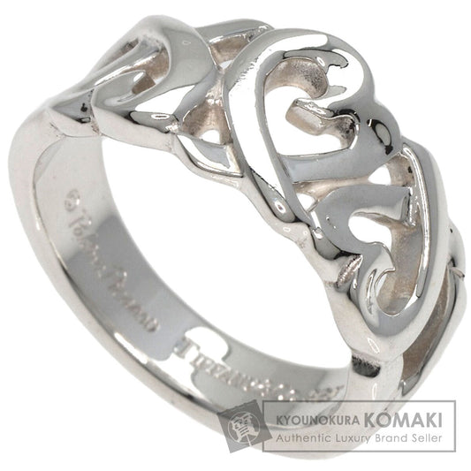 TIFFANY&Co.   Ring Triple rubbing heart Silver Ladies