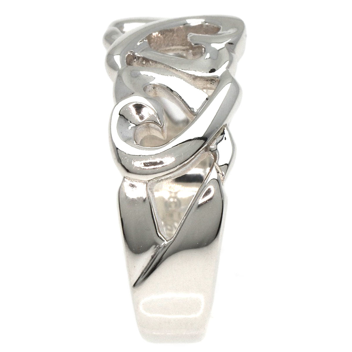 TIFFANY&Co.   Ring Triple rubbing heart Silver Ladies