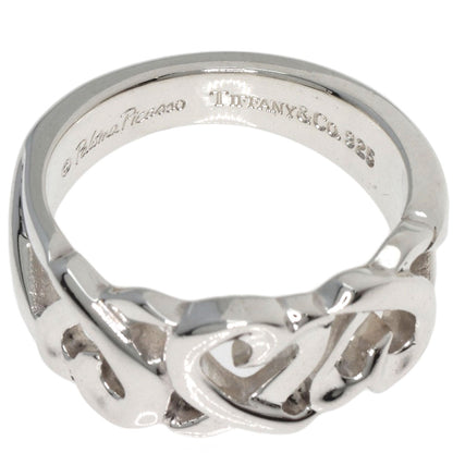 TIFFANY&Co.   Ring Triple rubbing heart Silver Ladies