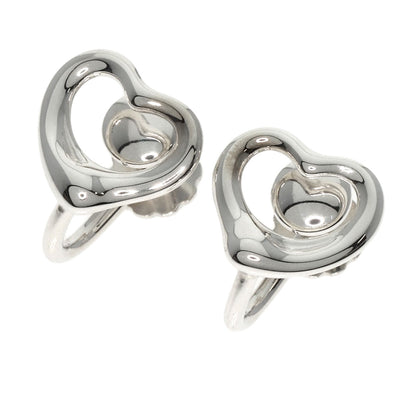 TIFFANY&Co.   Earring Open heart Silver Ladies