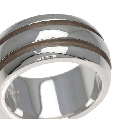 TIFFANY&Co.   Ring Grooved Silver Ladies