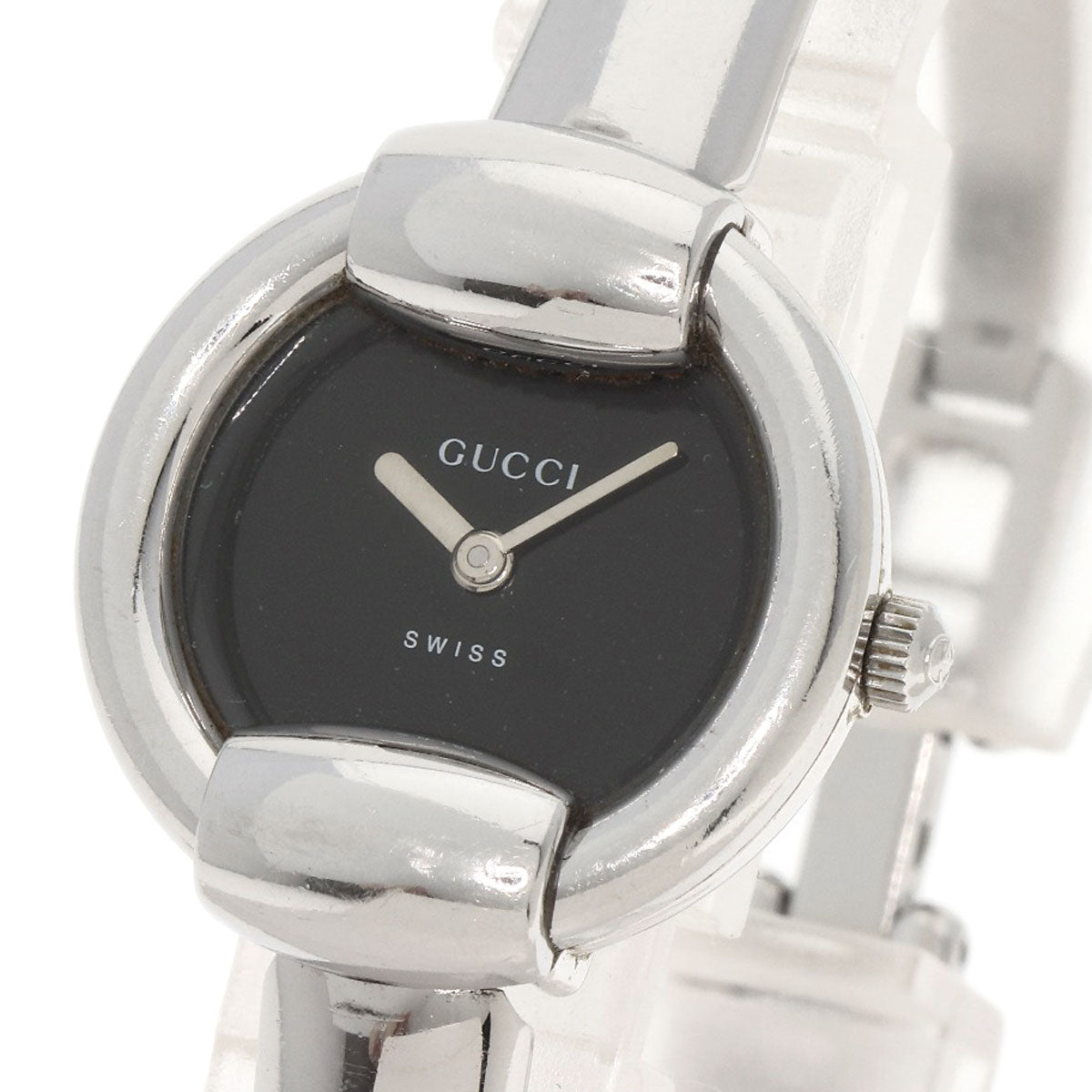 GUCCI Round face Watches 1400L Stainless Steel/Stainless Steel Ladies