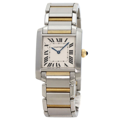 CARTIER Tank francaise MM Watches W51006Q4 Stainless Steel/SSxK18YG mens