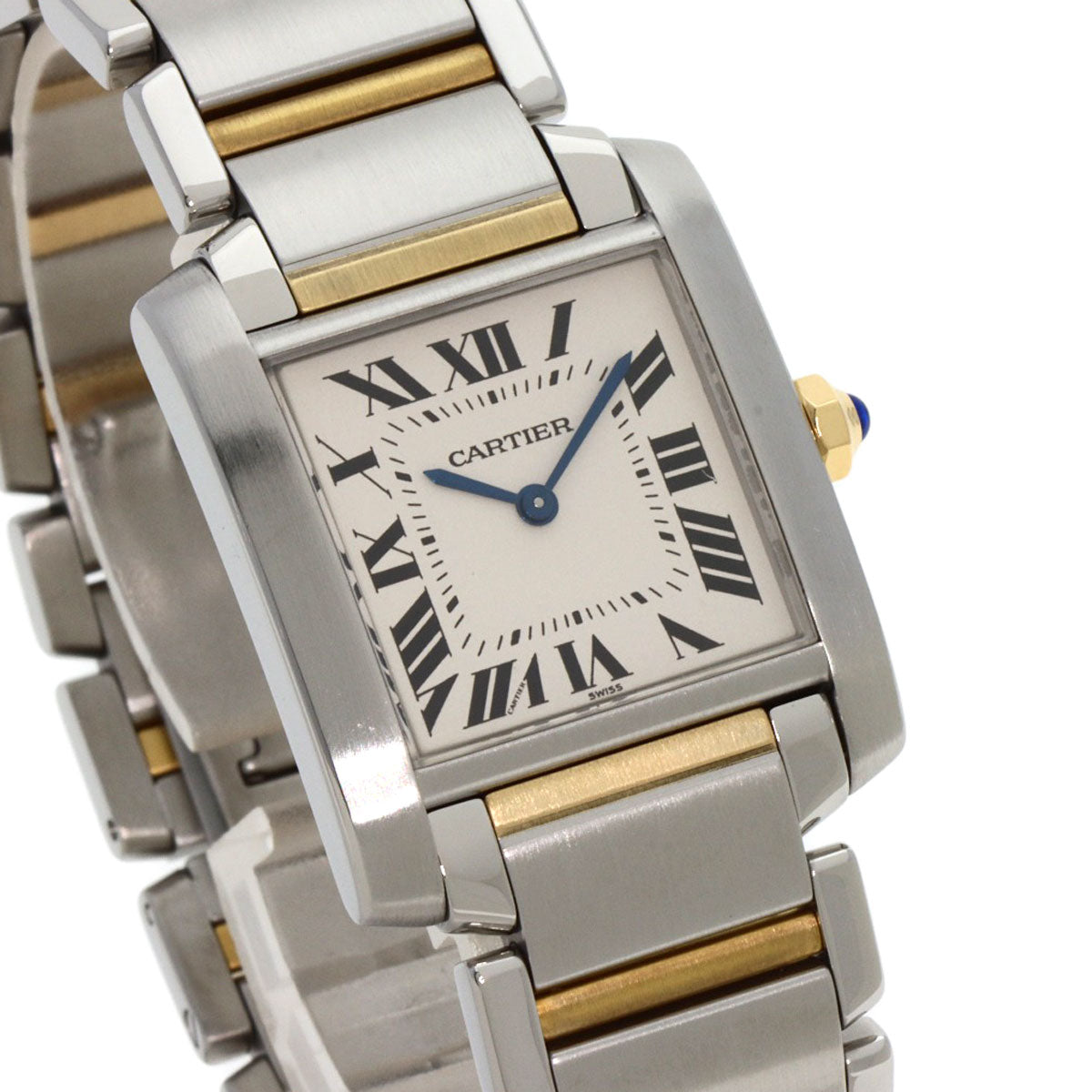 CARTIER Tank francaise MM Watches W51006Q4 Stainless Steel/SSxK18YG mens